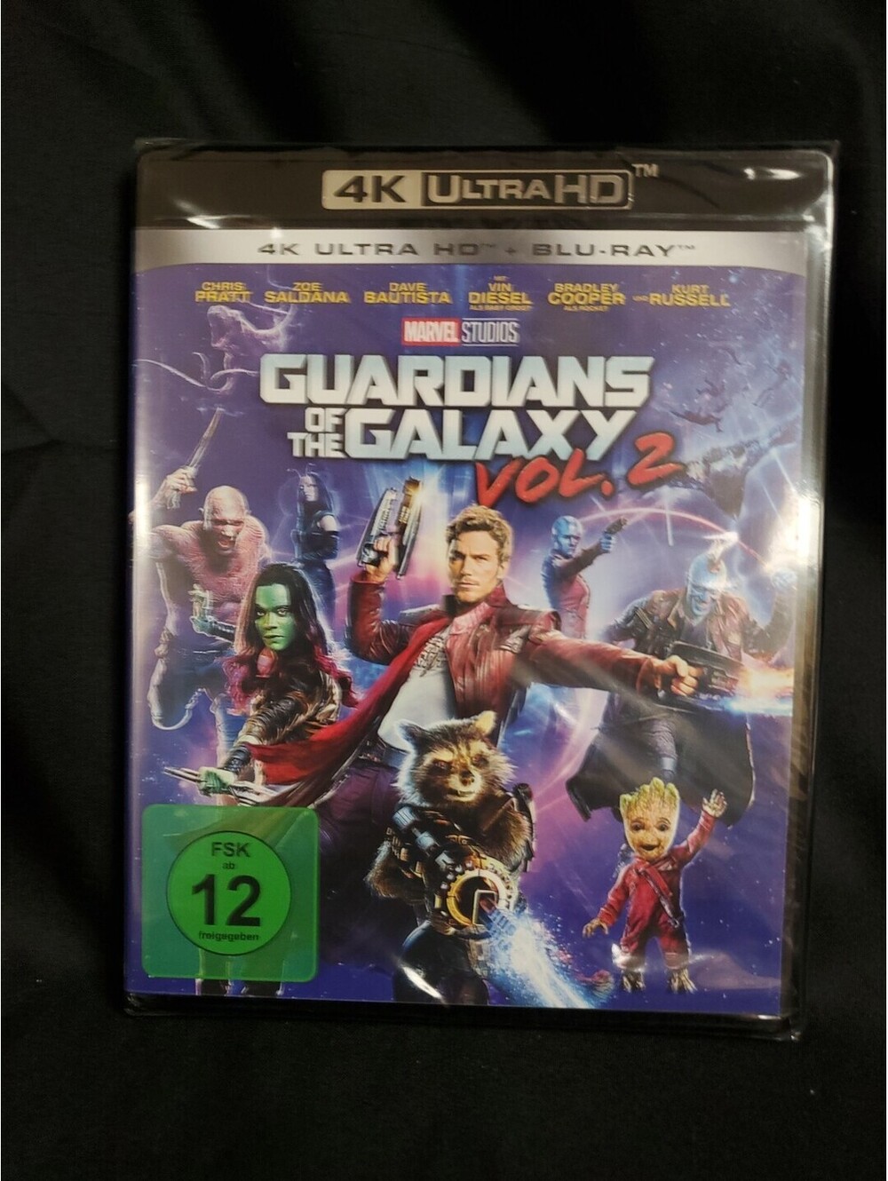 Guardians of the Galaxy Vol. 2 (4K UHD Blu-ray) Germany Import NEW Sealed